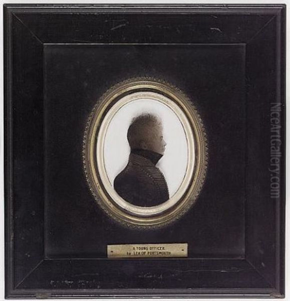A Young Officer, Profile To The Right, Wearing Uniform - view 1