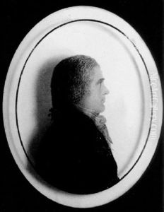 A Gentleman With Hair En Queue Wearing Coat And Tied Cravat