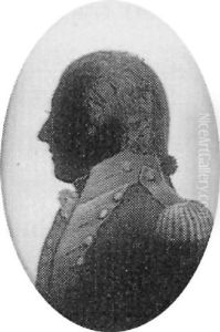 A Fine Profile Of Major Thomas Oldfield, Facing Left, His Hair En Queue, Wearing Frilled Cravat And Naval Uniform