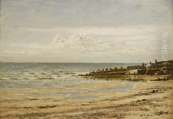 Playing On The Breakwater - view 1