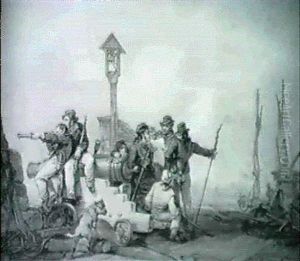 Look Out Men At Dover Watching The Encapment Between Calais And Boulogne Containing The French Troops...