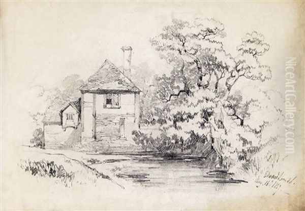 A Cottage By A Stream - view 1