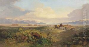 In The Campagna, Rome by Edward Lear