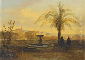 Rome, A View Of The Forum From A Terrace