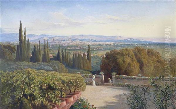 View Of Florence From Villa Petraja - view 1