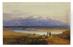 View Of Mount Olympus, Macedonia And Thessaly, Near The Gulf Of Salonika