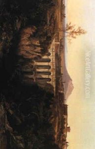 A View Of Civit. Castellana by Edward Lear