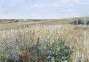 A Downland Landscape by Olive Leared