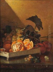 Still Life With Fruit On An Elegant Tray