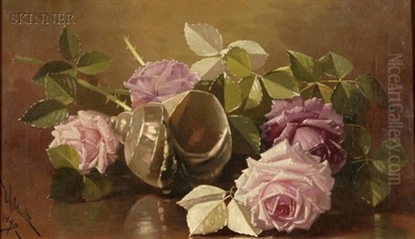 Still Life With Shell And Roses - view 1