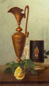 Table Top Still Life by Edward Chalmers Leavitt