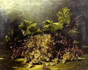 Cluster Of Grapes With Leaves by Edward Chalmers Leavitt