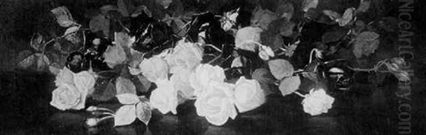 Still Life With Red, Yellow And White Roses - view 1