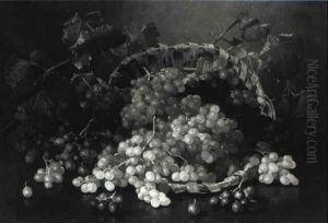 Basket Of Grapes by Edward Chalmers Leavitt