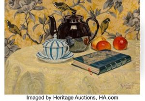 La Theiere Noire (the Black Teapot) by Georges Emile Lebacq