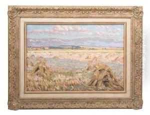 Haystacks by Georges Emile Lebacq