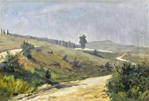 Landscape Near Carlsbad by Otakar Lebeda