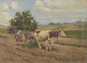Auf Dem Acker by Otakar Lebeda