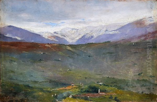 Alpine Landscape At Lake Garda - view 1