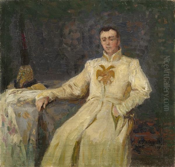Dmitry The Impostor I by Klavdiy Vasilievich Lebedev