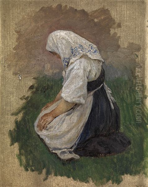 Kneeling Woman (study) - view 1