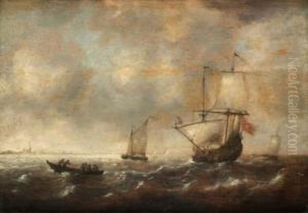 Coastal Picture With Ship - view 1