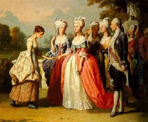 Marie Antoinette Faisant Ses Adieux A Une Servante
