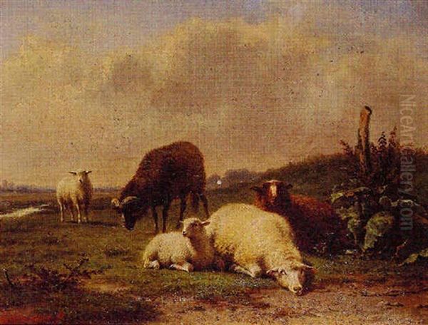 Sheep In A Landscape - view 1