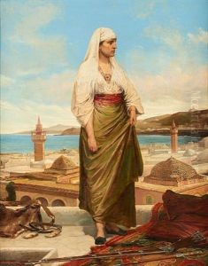 Femme Kabyle (tunisie) by Louis J. Lebrun