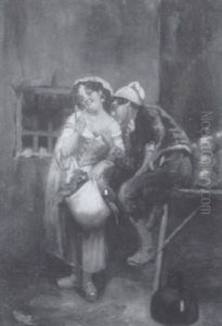 Market Scene With Figures
