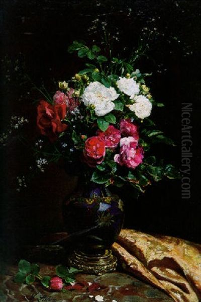 Sill Life Of Roses - view 1
