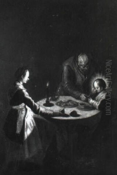 The Holy Family At Table - view 1
