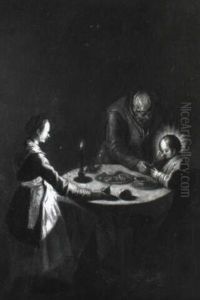The Holy Family At Table The Holy Family At Table