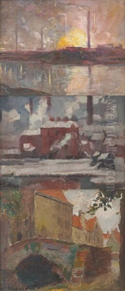 Paysages Industriels Et Pont (3 Works) - view 1