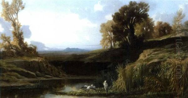 Paysage Aux Herons - view 1