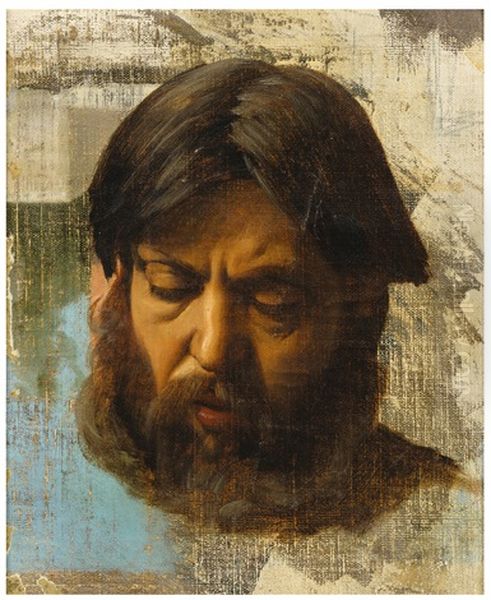 Bearded Man's Head - view 1