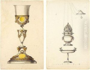 The Cross Inscribed In Brown Ink, Lower Left: by Giovacchino Belli