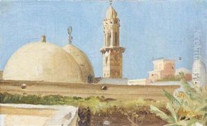 Vue Presumee De La Mosquee Des Derviches Au Caire