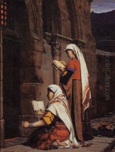 Chretiennes Au Tombeau De La Vierge, Jerusalem