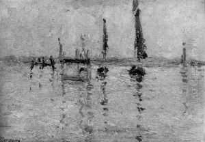 Barques A Voile Dans Le Chenal