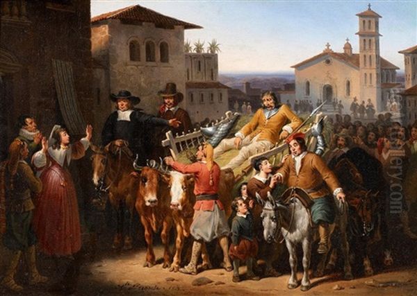 Die Ruckkehr Von Don Quichotte Und Sancho Pansa - view 1