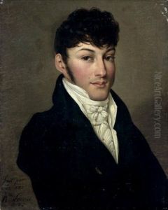 Portrait D'un Jeune Homme En Habit Noir