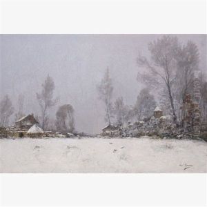 Hameau Dans La Neige Hameau Dans La Neige