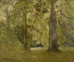 Soleil Sous Les Frondaisons by Paul Lecomte