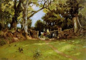 Wiesenlandschaft Mit Kuhen