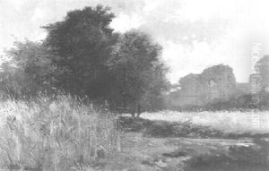 Paysage Au Champ De Ble