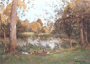 L'etang Aux Canards by Paul Lecomte