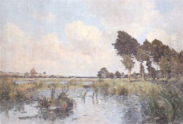 Le Troupeau Au Bord De L'etang - view 1