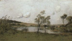 A River Landscape A River Landscape