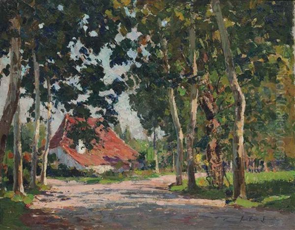 A Cottage By A Sunlit Lane - view 1